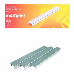 Grampo para Grampeador 26/6 Galvanizado 2094 Maxprint - 5000UN