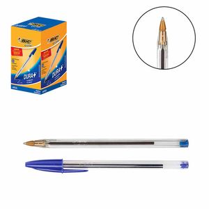 Caneta Esferográfica Cristal Dura + 1,0 mm Azul 0819 Bic - 50UN