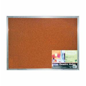 Quadro de Aviso 45x60 Cortiça Moldura Madeira 1114 Cortiarte - UN