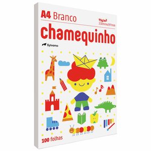 Papel Chamequinho A4 75 g/m² Branco 5CA4 Chamex - 100FL