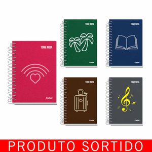 Caderneta Espiral 1/8 48 Folhas Tome Nota 5050 Credeal - UN