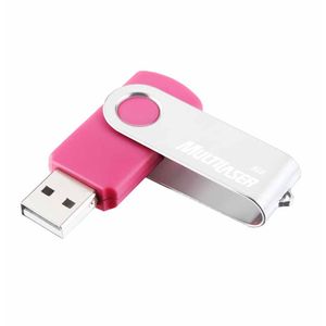 Pen Drive 8GB Twist Rosa 2 PD687 Multilaser - UN