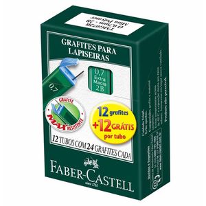 Grafite 0,7mm 2B 24 Minas TMG072B Faber-castell - 12TB