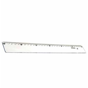 Régua 30cm New Line Cristal 310 Waleu - 10UN