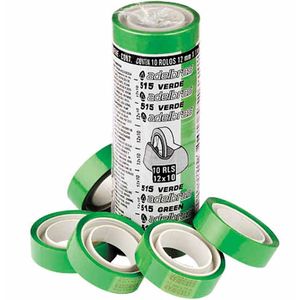 Fita Adesiva 12x10 Verde 0604 Adelbras - 10RL