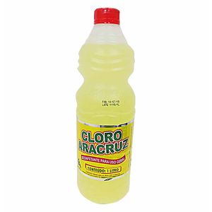 Hipoclorito de Sódio (CLORO) 1 litro 3% 296 Cloro aracruz - LT