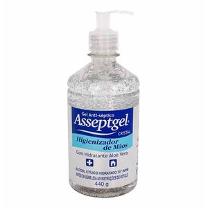 Álcool Gel Hidratado 70º 420g Pump Assep 2992 Start - UN