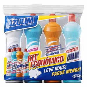 Kit Limpador Multiuso 500ml Azulim 21674 Start - 4UN