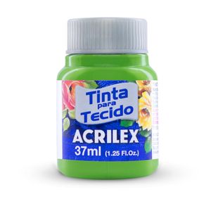 Tinta para Tecido Fosca 37ml Verde Folha 510 Acrilex - 12UN