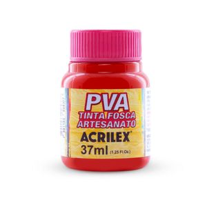 Tinta para Artesanato Fosca 37ml Vermelho Vivo 0541 Acrilex - 12UN