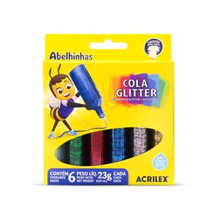 Cola Glitter 23G Cores 0292 Acrilex - 6UN
