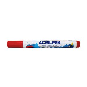 Acrilpen Vermelho Fogo 507 Acrilex - 6UN