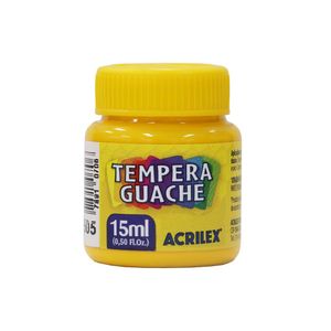 Tinta Guache 15ml Amarelo Ouro 505 Acrilex - 12UN