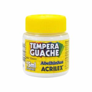 Tinta Guache 15ml Branco 519 Acrilex - 12UN