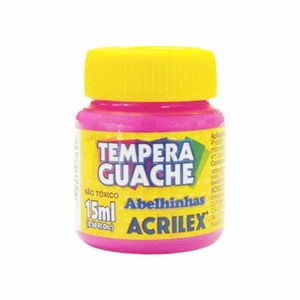 Tinta Guache 15ml Rosa Claro 537 Acrilex - 12UN