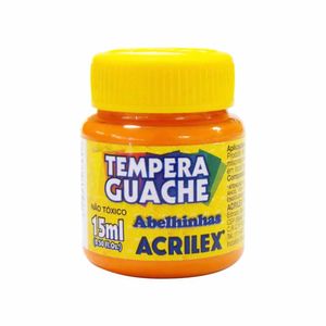 Tinta Guache 15ml Laranja 517 Acrilex - 12UN