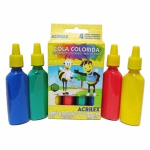 Cola colorida 23g 6040 Acrilex - 4UN
