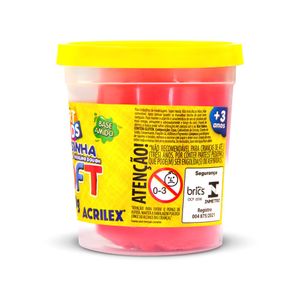 Massa para Modelar Soft 103 150g Vermelho 0103 Acrilex - UN
