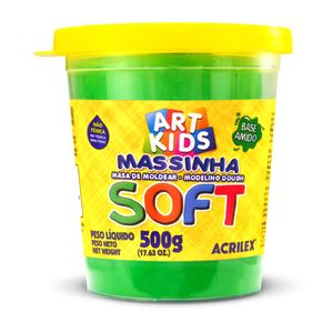 Massa para Modelar Soft 0101 Verde 150g Acrilex - UN