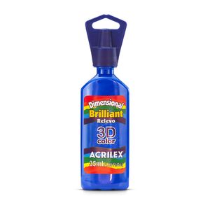 Tinta Dimensional Brilho 35ml Azul Turquesa 0501 Acrilex - 6UN