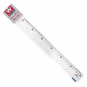 Régua 30cm Cristal R.310 Waleu - 25UN