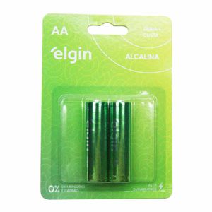 Pilha AA Energy Alcalina 1,5V Elgin - 2UN