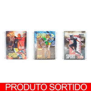Caderno Universitário 15x1 240 Folhas Capa Dura Sport 68783 Jandaia - 2UN
