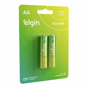 Kit Pilha AA Energy Alcalina 1,5V Elgin - 10UN