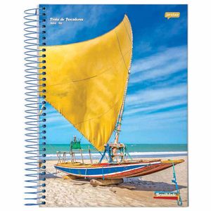 Caderno Universitário 1x1 96 Folhas Brasilidade Sortido 8136 Jandaia - 4UN