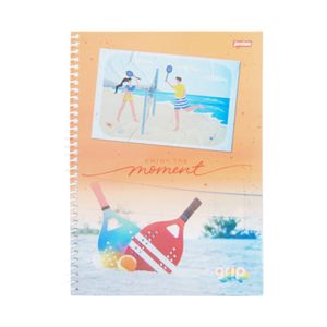 Caderno Universitário 10x1 Capa Dura Grip 68758 Jandaia - 4UN