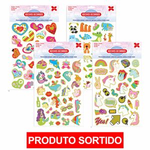 Adesivo Infantil Big Mix 15X26 Sortido Make+ - CT