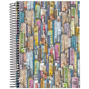 Caderno Universitário 15x1 240 Folhas Flow Sortido 68754 Jandaia - 2UN