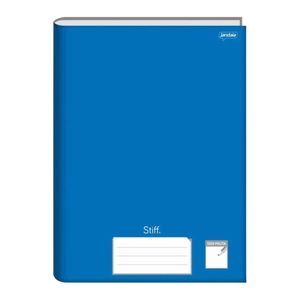 Caderno Capa Dura Universitário sem Pauta Stiff Azul 5295 Jandaia - 5UN