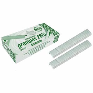 Grampo para Grampeador 26/6 Galvanizado 3240 Acc - 5000UN