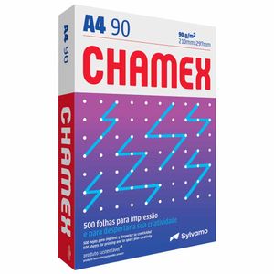 Papel A4 90 g/m² 500 Folhas Branco 3063 Chamex - 500FL