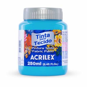 Tinta para Tecido Fosca 250ml Azul Celeste 503 Acrilex - UN