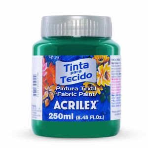 Tinta para Tecido Fosca 250ml Verde Bandeira 511 Acrilex - UN