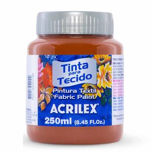 Tinta para Tecido Fosca 250ml Marrom 531 Acrilex - UN