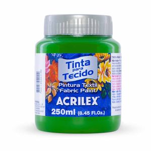 Tinta para Tecido Fosca 250ml Verde Musgo 513 Acrilex - UN
