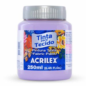 Tinta para Tecido Fosca 250ml Lilás 528 Acrilex - UN