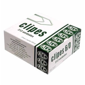 Clips Nº6/0 Galvanizado Caixa 500g 2149 Acc - 212UN