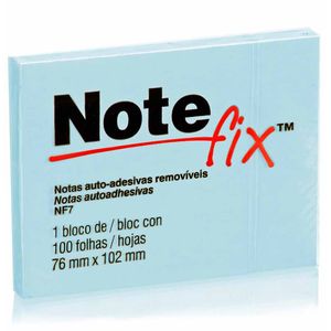 Bloco Adesivo 76x102 Notefix Azul 100 Folhas 6115 3m - BL