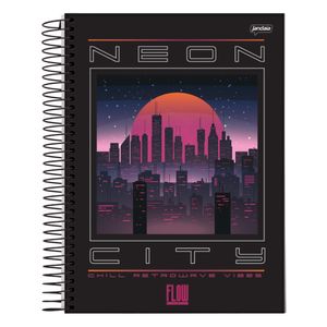 Caderno Universitário 20x1 320 Folhas Flow 8756 Jandaia - 2UN