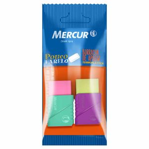 Borracha com Capa + Refil TR-Color 1122 Mercur - 2UN