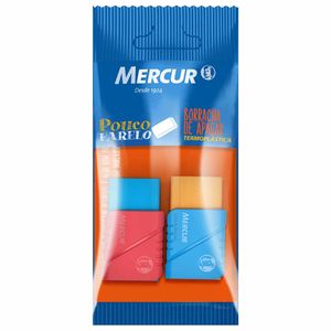 Borracha com Capa + Refil TR-Color 1122 Mercur - 2UN