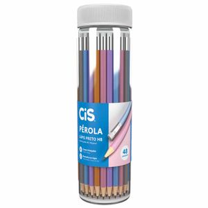 Lápis Preto com Borracha HB Pérola 763800 Cis - 48UN
