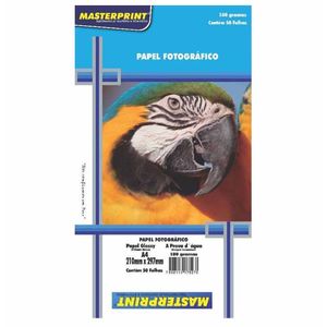 Papel Fotográfico A4 180 g/m² 10004 Masterprint - 50FL