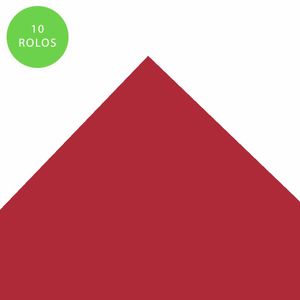 Papel Crepom Liso 2m Vermelho 0020 Crep mais - 10FL