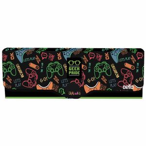 Estojo Escolar Plástico Mundo Geek 880202 Dello - UN