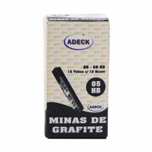 Grafite HB 0,5 mm com 12 Minas Adeck - TB